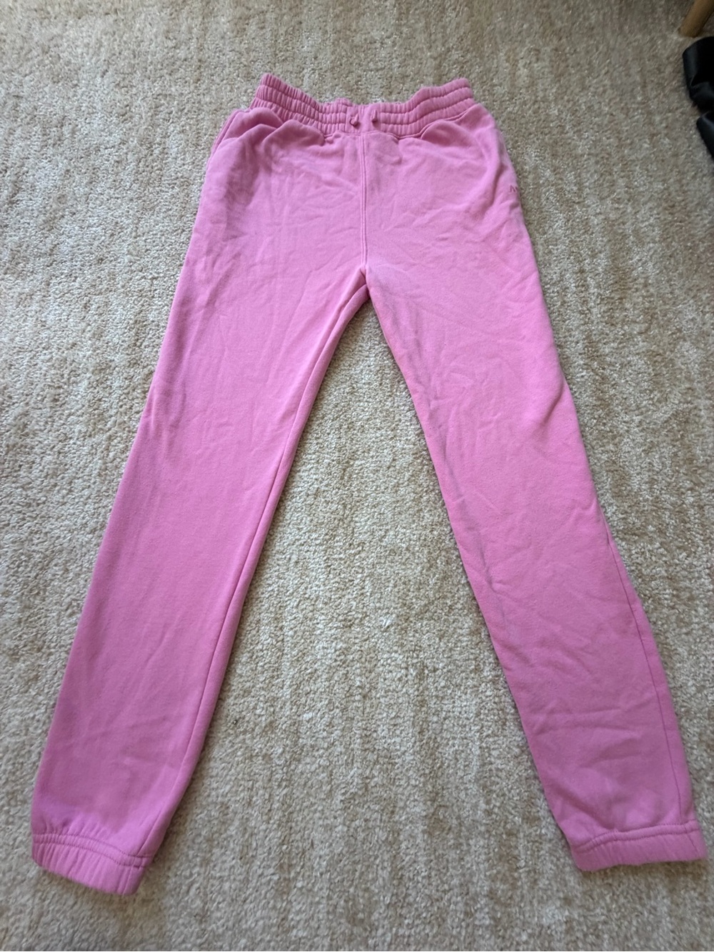 abercrombie kids Pink Elastic-Waist Jogger Pants